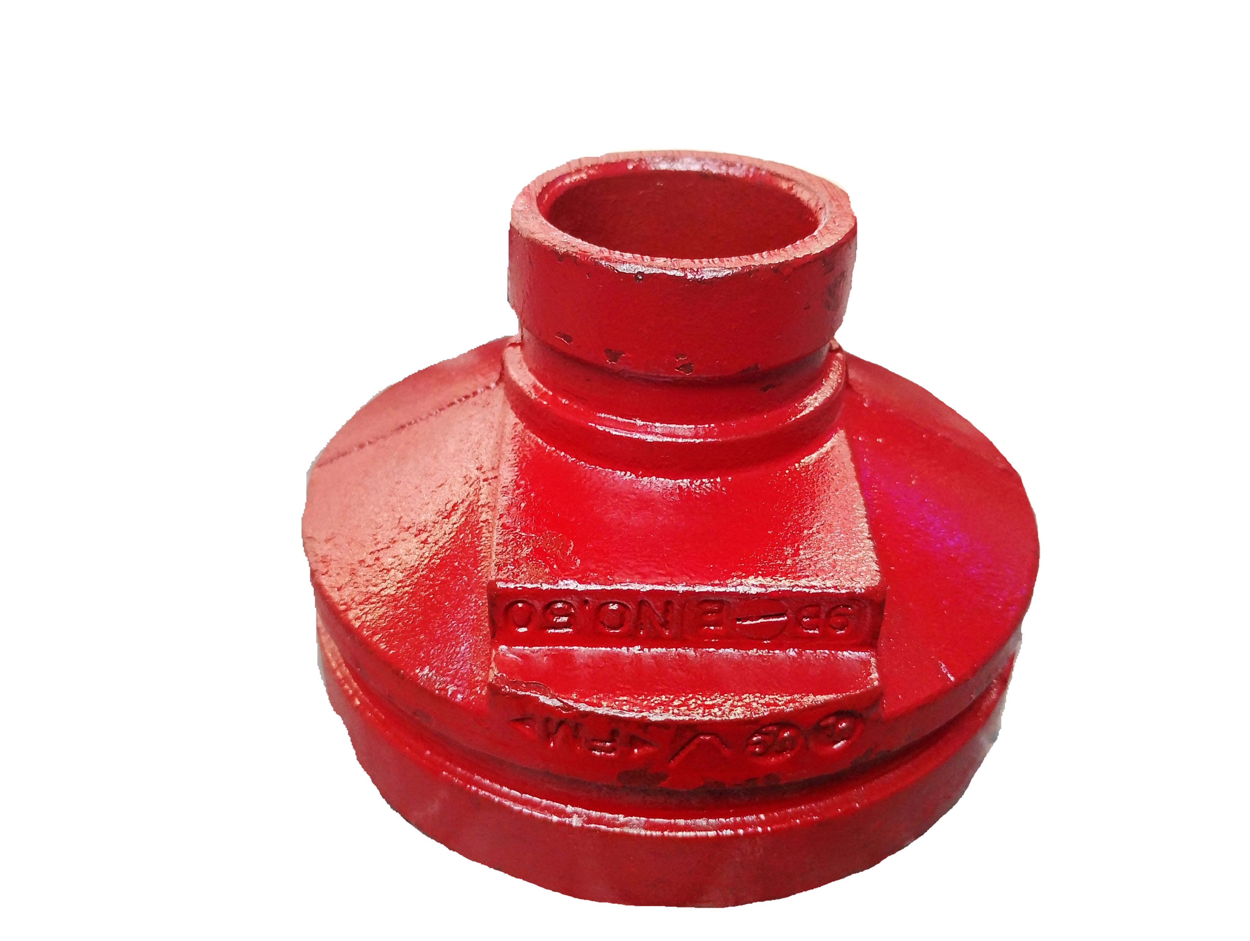 REDUCCION RANURADA CONCENTRICA VICTAULIC DE 4" A 1 1/2"